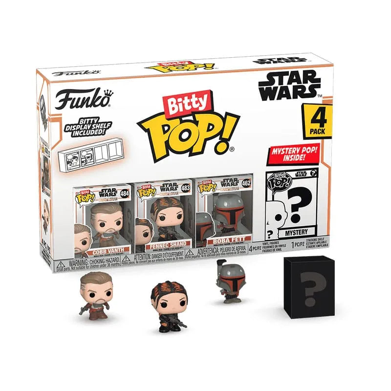 Star Wars: Mandalorian Bitty POP! Vinyl Figuren 4er-Pack Marshal 2,5 cm - Smalltinytoystore