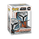 Star Wars: Mandalorian POP! Vinyl Figur Bo-Katan w/Darksaber and Jet Pack 9 cm - Smalltinytoystore