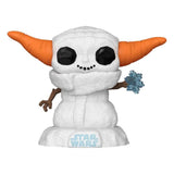 Star Wars: Mandalorian POP! Vinyl Figur Holiday Grogu SNWMN 9 cm - Smalltinytoystore