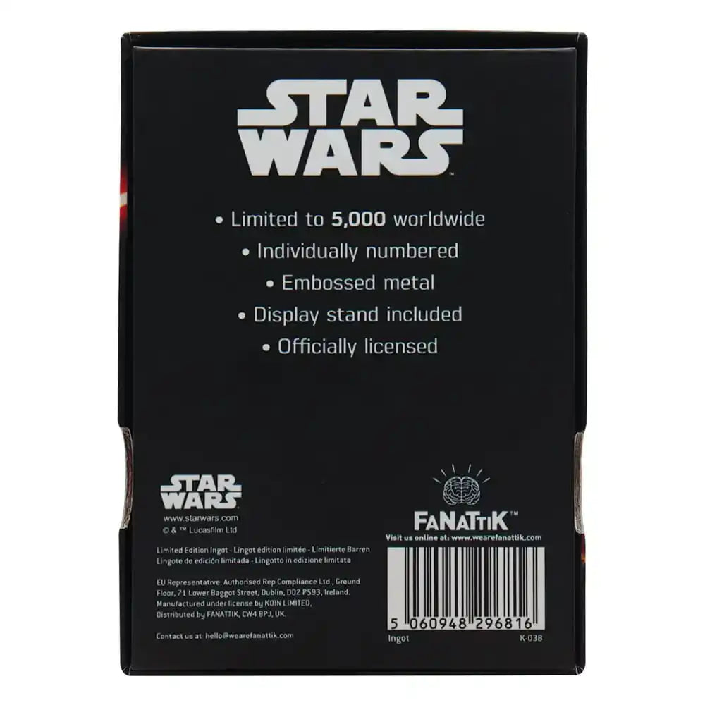 Star Wars Metallbarren Luke and Vader Limited Edition - Smalltinytoystore