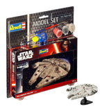 Star Wars Modellbausatz 1/241 Model Set Millennium Falcon 10 cm - Smalltinytoystore