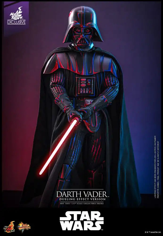 Star Wars Movie Masterpiece Actionfigur 1/6 Darth Vader (Dueling Effect Version) Hot Toys Exclusive 35 cm - Smalltinytoystore