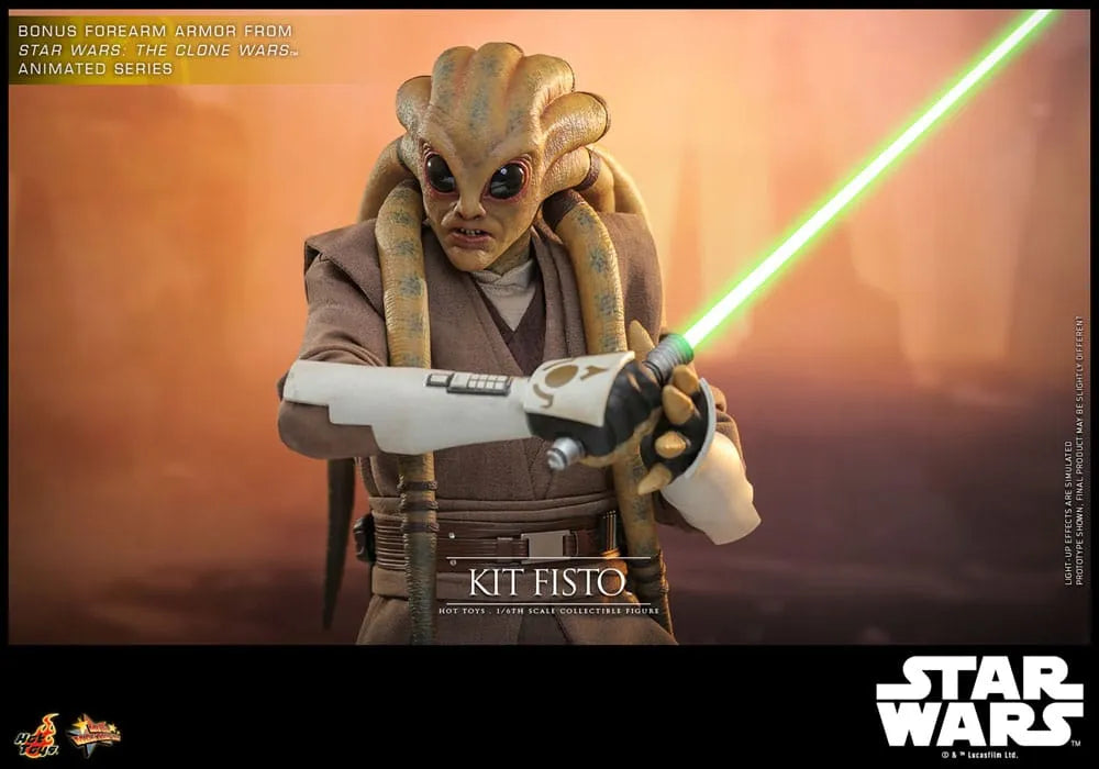 Star Wars Movie Masterpiece Actionfigur 1/6 Kit Fisto HOT TOYS - Smalltinytoystore