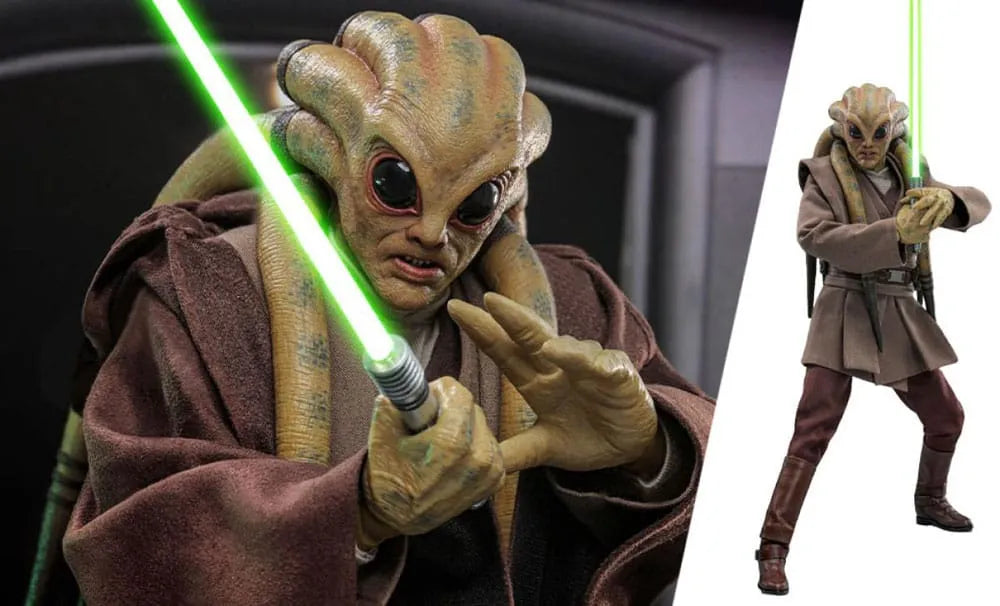 Star Wars Movie Masterpiece Actionfigur 1/6 Kit Fisto HOT TOYS - Smalltinytoystore