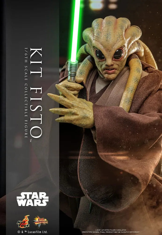 Star Wars Movie Masterpiece Actionfigur 1/6 Kit Fisto HOT TOYS - Smalltinytoystore