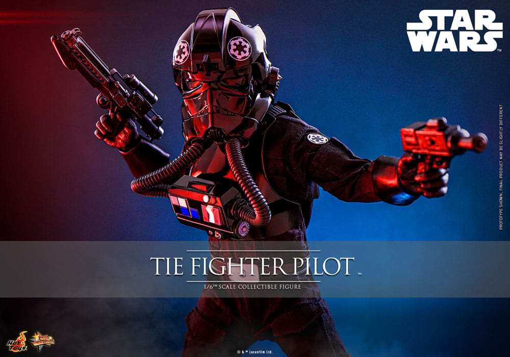 Star Wars Movie Masterpiece Actionfigur 1/6 TIE fighter Pilot HOT TOYS - Smalltinytoystore