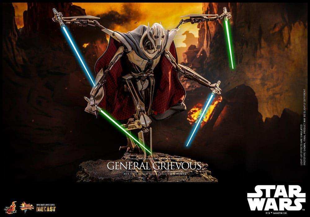 Star Wars Movie Masterpiece Diecast 1/6 General Grievous HOT TOYS - Smalltinytoystore