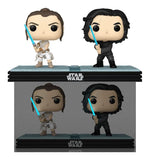 Star Wars POP! Movie Moments Vinyl Wackelkopf Figuren Doppelpack Kylo & Rey 9 cm - Smalltinytoystore
