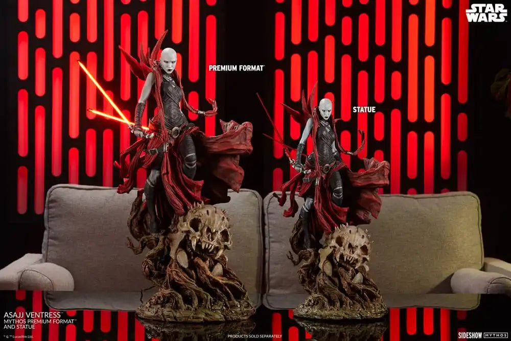 Star Wars Premium Format Statue Asajj Ventress Mythos 69 cm - Smalltinytoystore