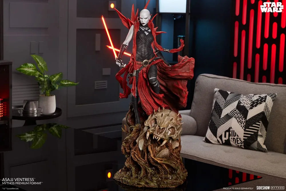 Star Wars Premium Format Statue Asajj Ventress Mythos 69 cm - Smalltinytoystore