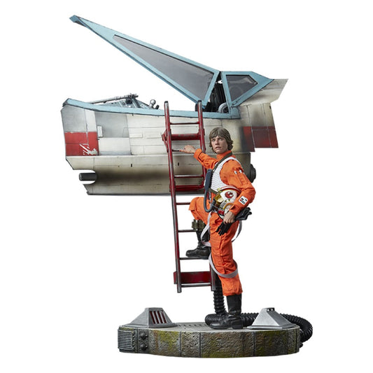 Star Wars Premium Format Statue Luke Skywalker & X-Wing: Red Five, Standing By 76 cm - Smalltinytoystore