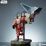 Star Wars Premium Format Statue Luke Skywalker & X-Wing: Red Five, Standing By 76 cm - Smalltinytoystore