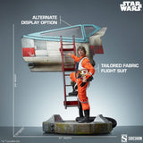 Star Wars Premium Format Statue Luke Skywalker & X-Wing: Red Five, Standing By 76 cm - Smalltinytoystore