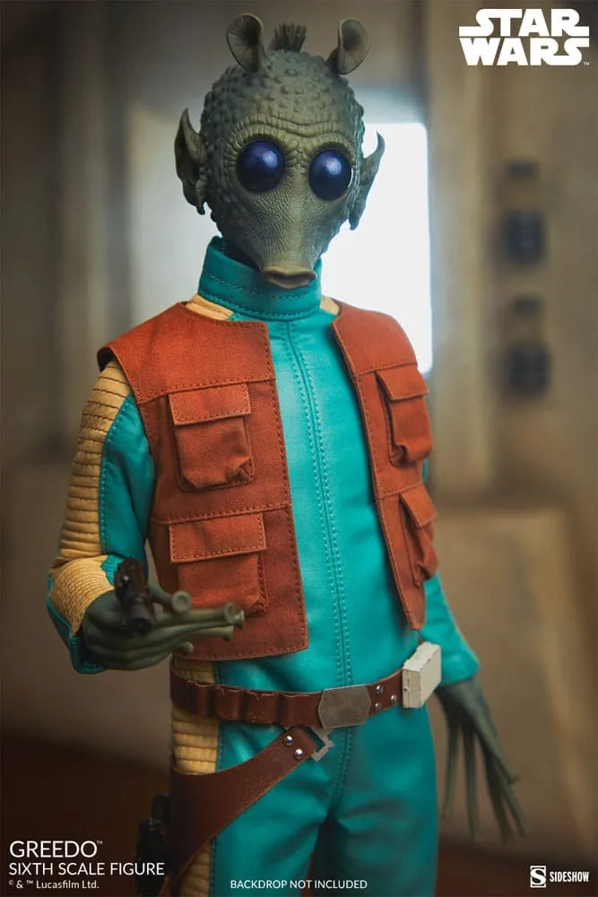 Star Wars Scum & Villainy Actionfigur 1/6 Greedo 30 cm - Smalltinytoystore