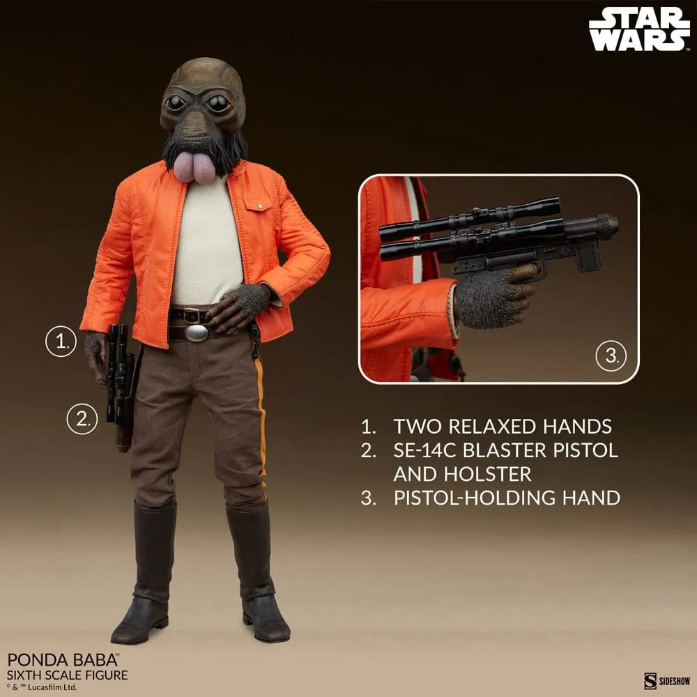 Star Wars Scum & Villainy Actionfigur 1/6 Ponda Baba 30 cm - Smalltinytoystore