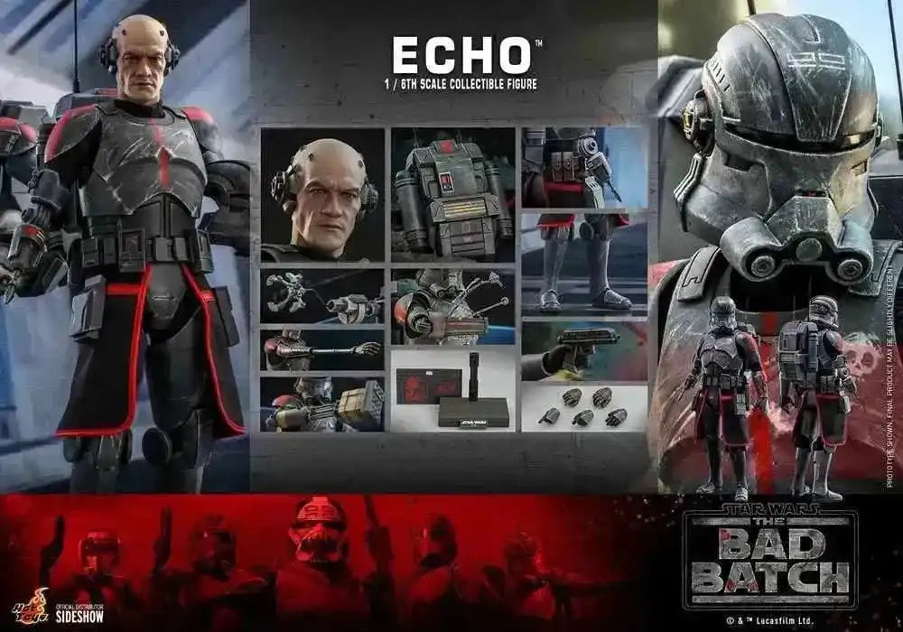Star Wars The Bad Batch 1/6 Echo 29 cm HOT TOYS - Smalltinytoystore