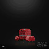 Star Wars The Black Series B2EMO Droid Figur, rot, Sammlerfigur auf schwarzem Hintergrund, Smalltinytoystore