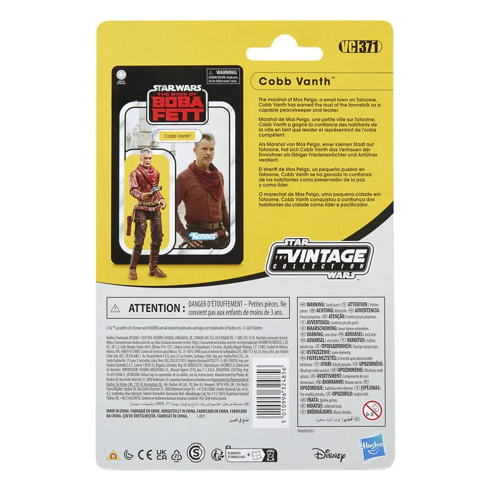 Star Wars: The Book of Boba Fett Vintage Collection Actionfigur Cobb Vanth 10 cm - Smalltinytoystore