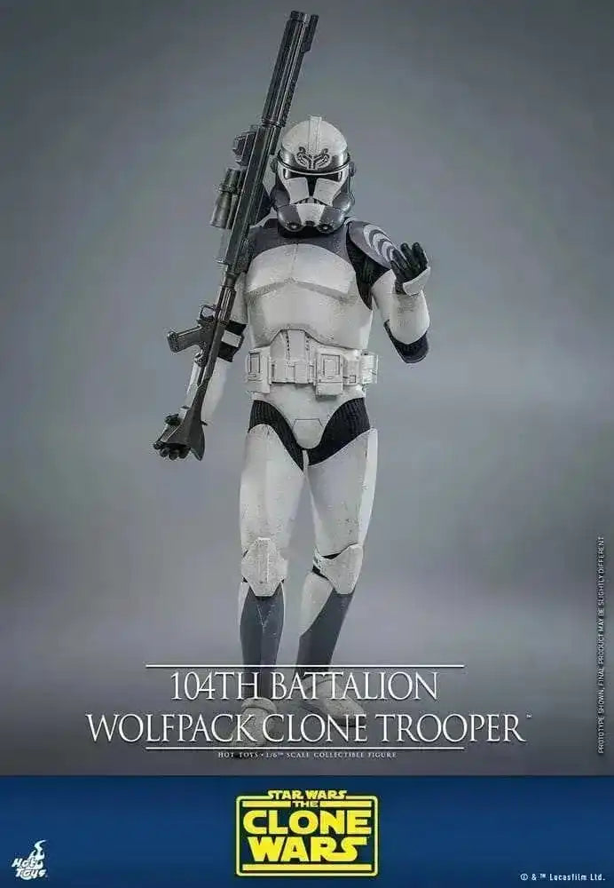 Star Wars The Clone Wars 1/6 104th Battalion Wolfpack Clone Trooper 30 cm HOT TOYS - Smalltinytoystore