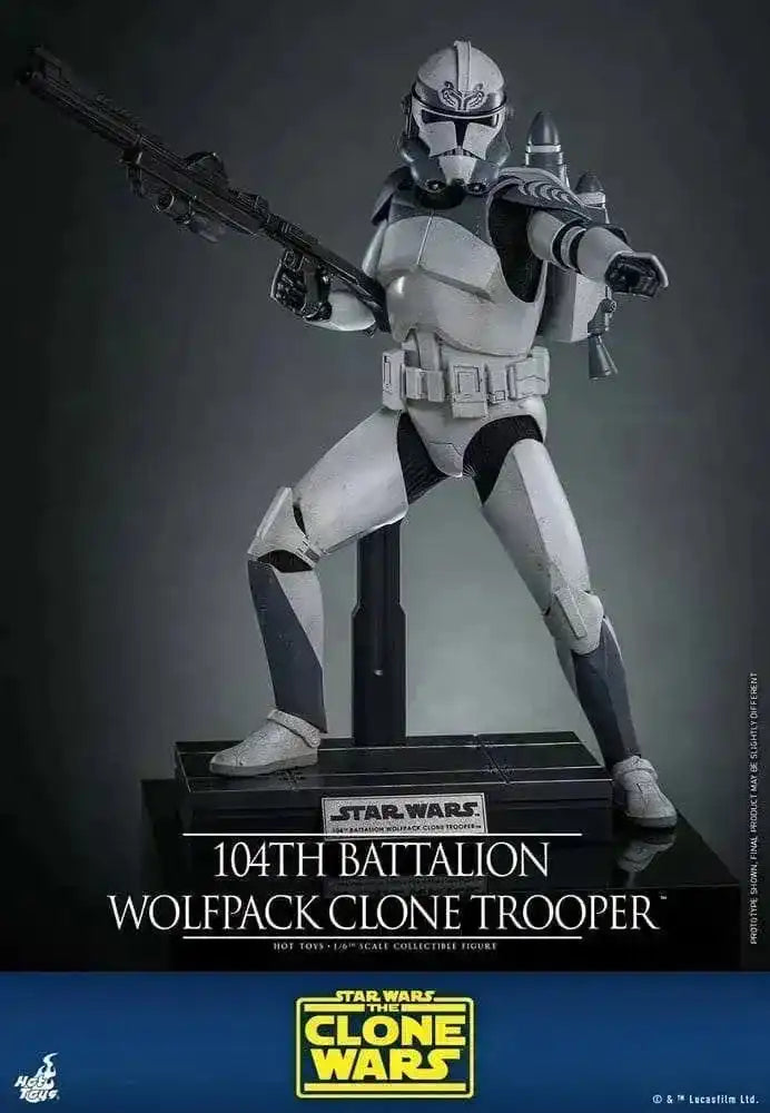 Star Wars The Clone Wars 1/6 104th Battalion Wolfpack Clone Trooper 30 cm HOT TOYS - Smalltinytoystore