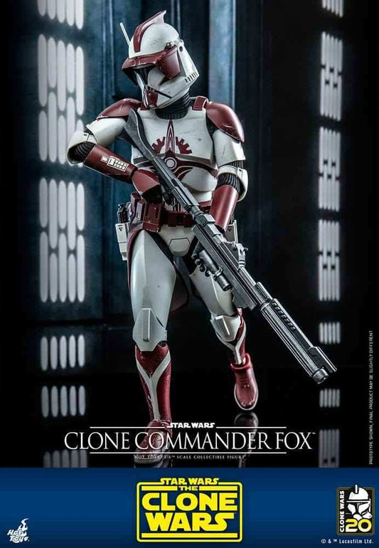 Star Wars The Clone Wars 1/6 Clone Commander Fox 30 cm HOT TOYS - Smalltinytoystore