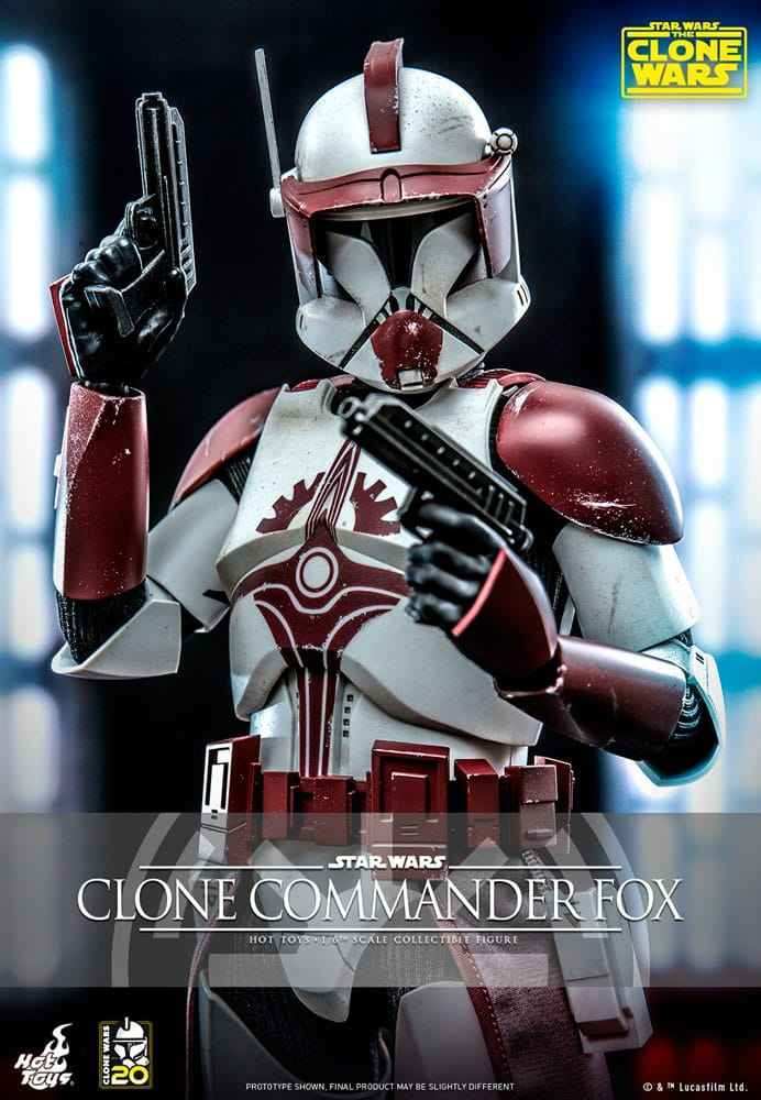 Star Wars The Clone Wars 1/6 Clone Commander Fox 30 cm HOT TOYS - Smalltinytoystore