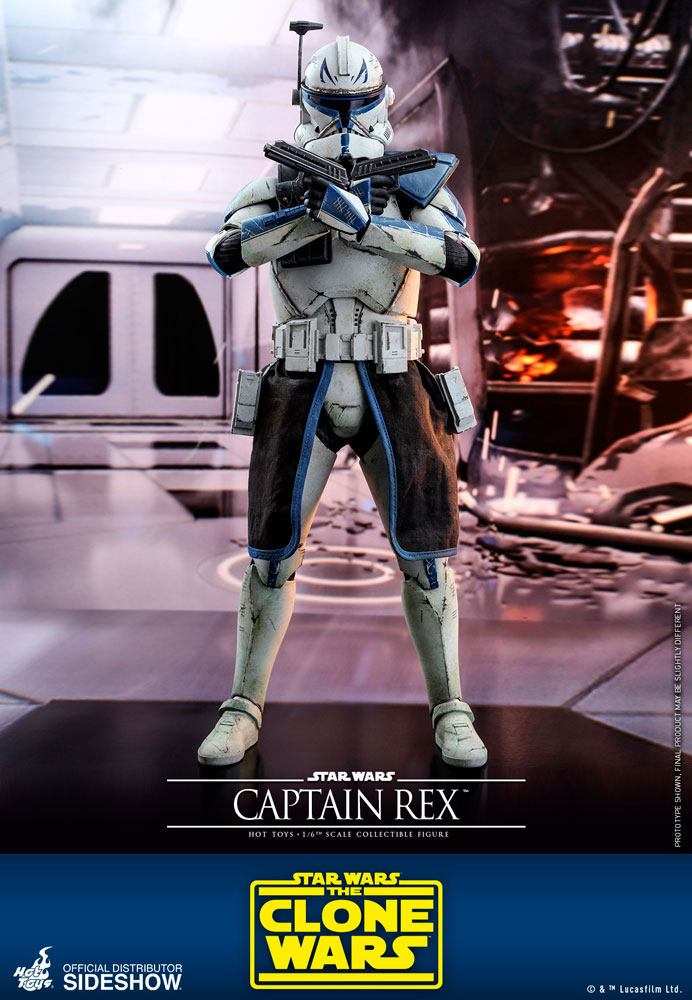 Star Wars The Clone Wars Actionfigur 1/6 Captain Rex 30 cm HOT TOYS - Smalltinytoystore