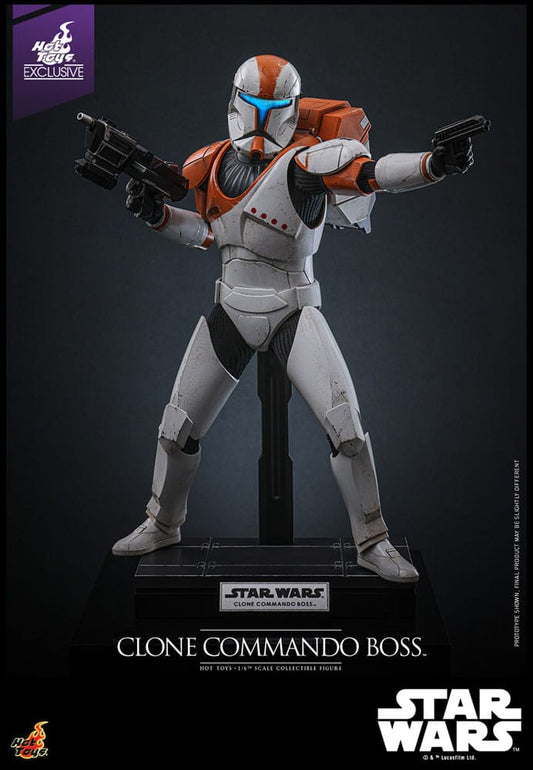 Star Wars: The Clone Wars Actionfigur 1/6 Clone Commando Boss Hot Toys Exclusive 30 cm - Smalltinytoystore