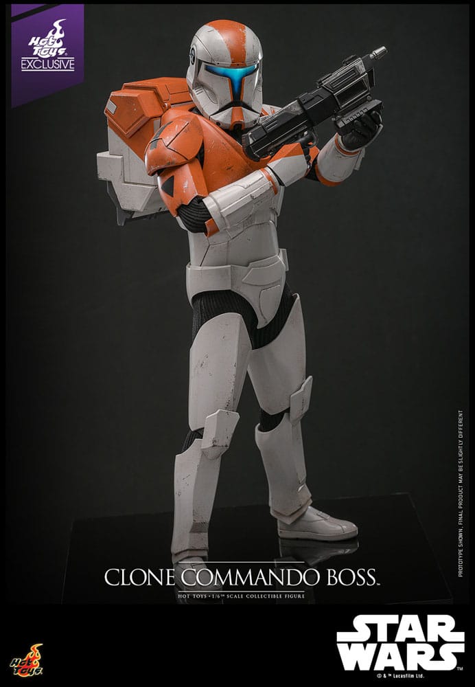 Star Wars: The Clone Wars Actionfigur 1/6 Clone Commando Boss Hot Toys Exclusive 30 cm - Smalltinytoystore