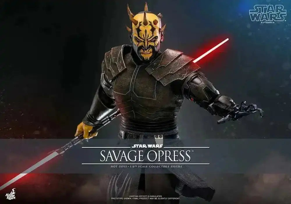 Star Wars: The Clone Wars Actionfigur 1/6 Savage Opress 34 cm HOT TOYS - Smalltinytoystore