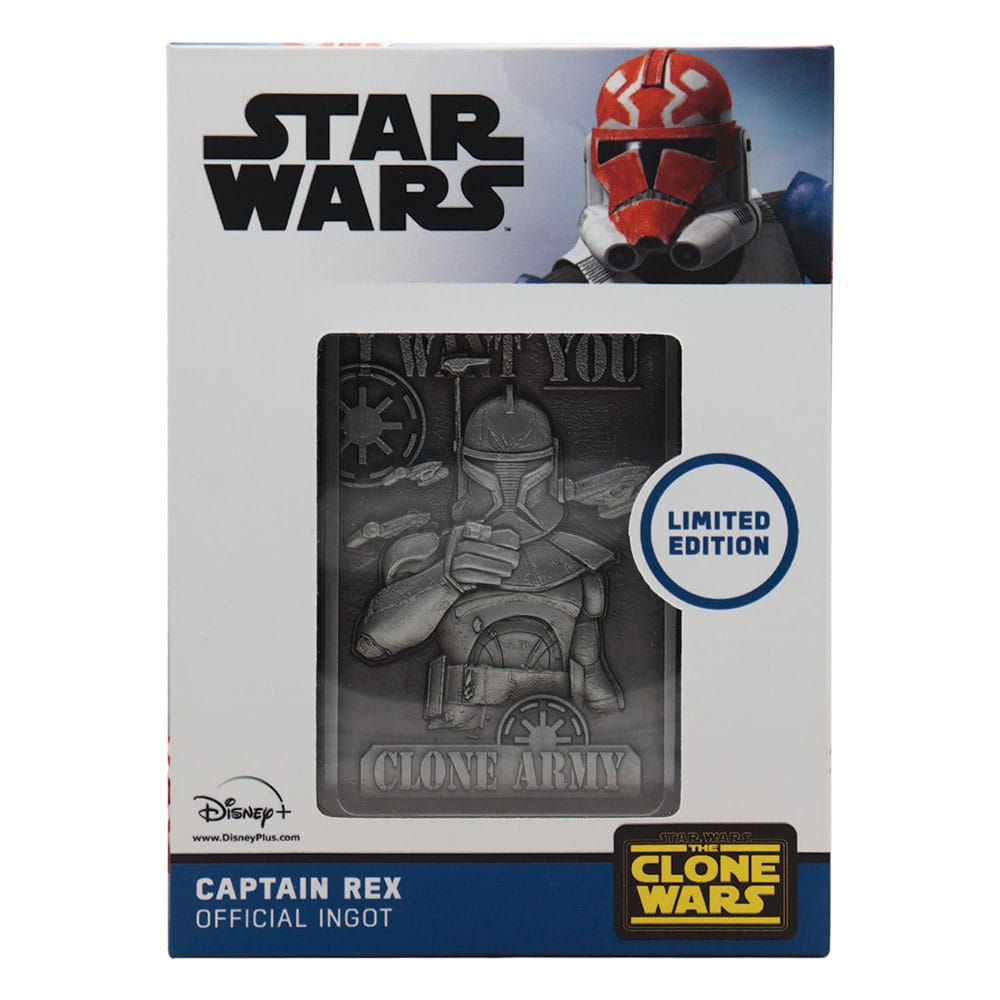Star Wars: The Clone Wars Metallbarren Captain Rex Limited Edition - Smalltinytoystore