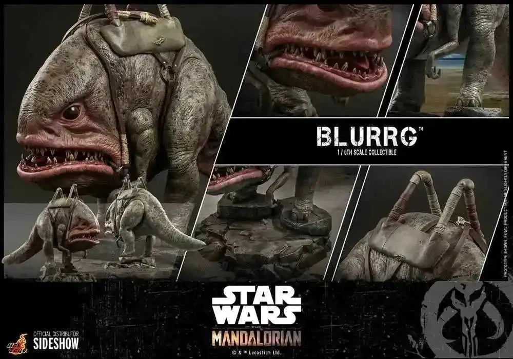 Star Wars The Mandalorian 1/6 Blurrg 37 cm HOT TOYS - Smalltinytoystore