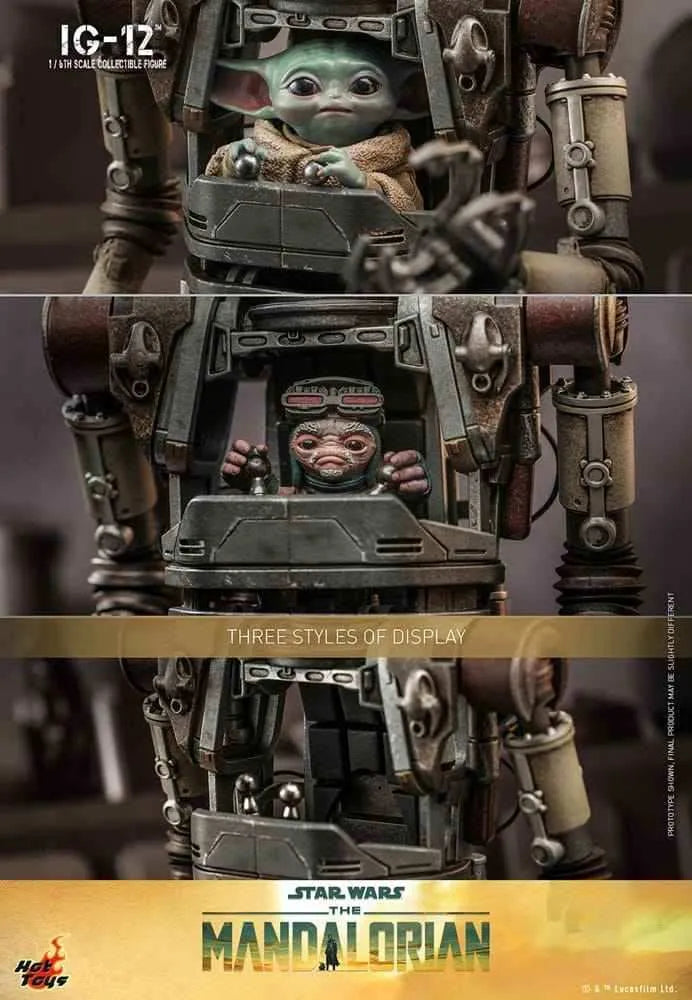 Star Wars The Mandalorian 1/6 IG-12 36 cm HOT TOYS - Smalltinytoystore