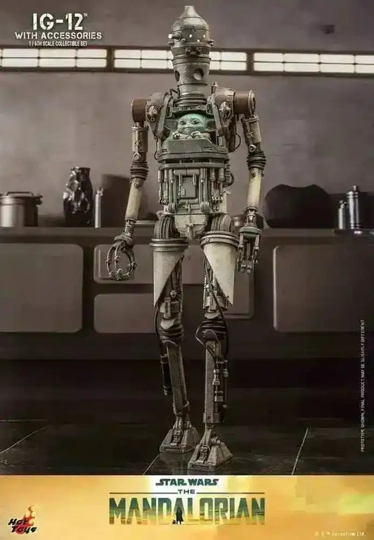 Star Wars The Mandalorian 1/6 IG-12 mit Zubehör 36 cm HOT TOYS - Smalltinytoystore