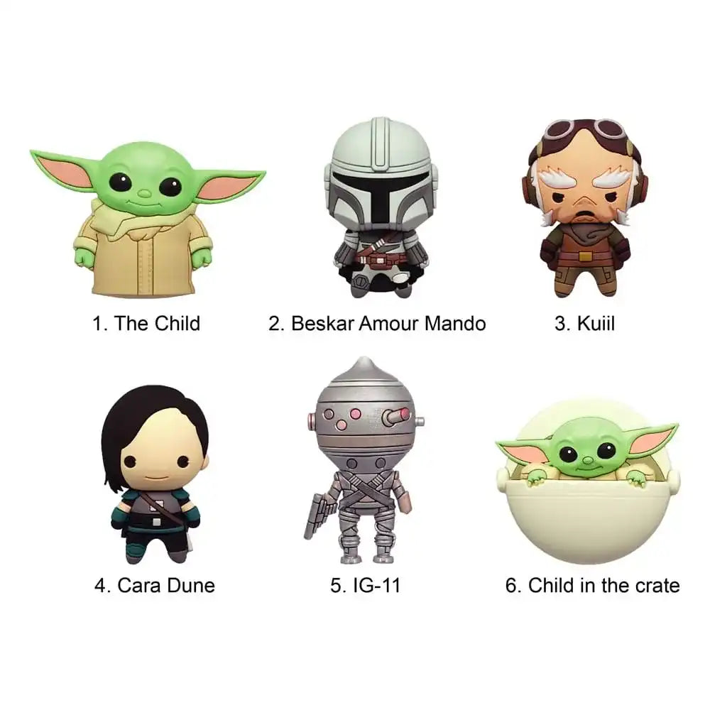 Star Wars: The Mandalorian 3D 3D Magnete Series 1 Display (12) - Smalltinytoystore