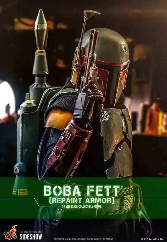 Star Wars The Mandalorian Actionfigur 1/6 Boba Fett (Repaint Armor) 30 cm HOT TOYS - Smalltinytoystore