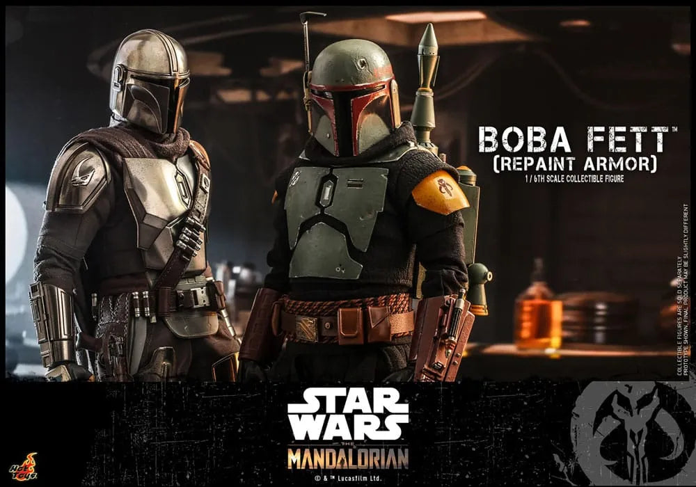 Star Wars: The Mandalorian Actionfigur 1/6 Boba Fett Repaint Armor Special Edition HOT TOYS OHNE MAILER - Smalltinytoystore