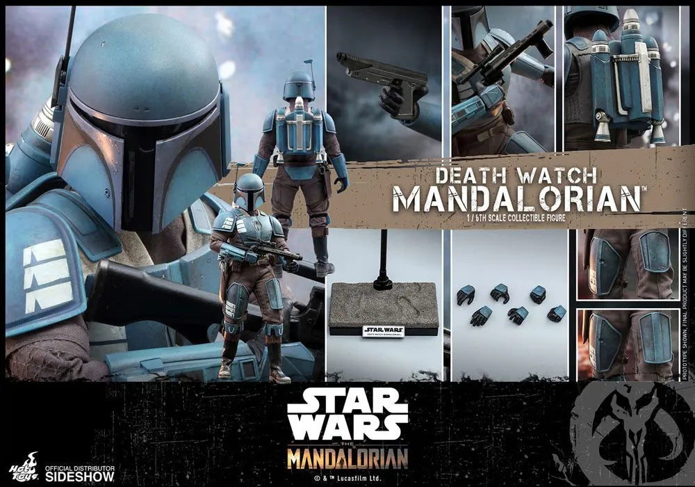 Star Wars The Mandalorian Actionfigur 1/6 Death Watch Mandalorian HOT TOYS - Smalltinytoystore