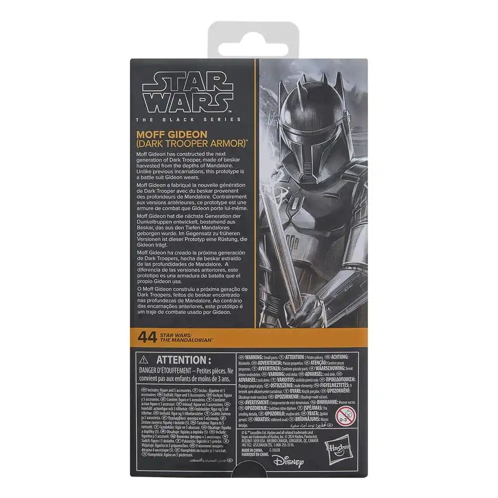 Star Wars: The Mandalorian Black Series Actionfigur Moff Gideon (Dark Trooper Armor) 15 cm - Smalltinytoystore