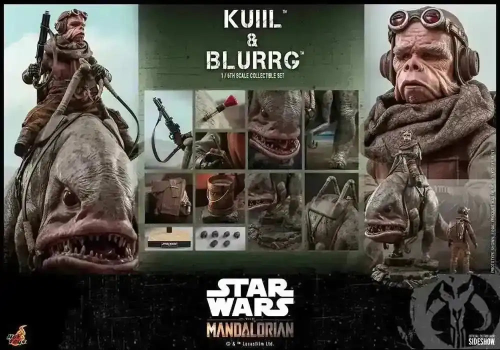 Star Wars The Mandalorian Doppelpack 1/6 Kuiil & Blurrg 37 cm HOT TOYS - Smalltinytoystore