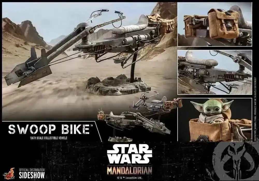 Star Wars The Mandalorian Fahrzeug 1/6 Swoop Bike 59 cm HOT TOYS - Smalltinytoystore