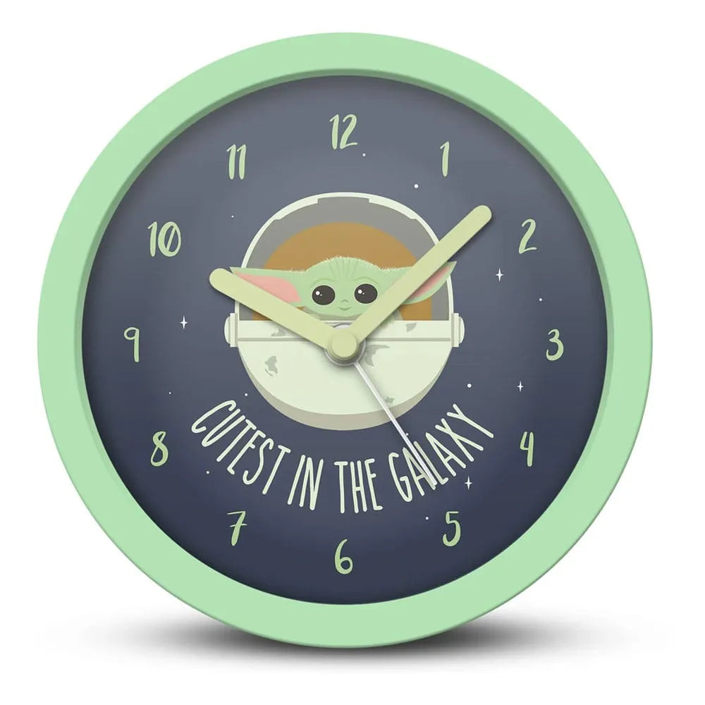 Star Wars: The Mandalorian Schreibtischuhr Cutest in the Galaxy - Smalltinytoystore