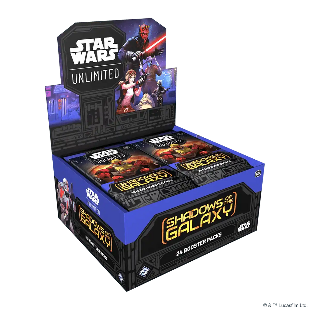 Star Wars Unlimited SHADOWS OF THE GALAXY BOOSTER DISPLAY 24 Stck DE - Smalltinytoystore