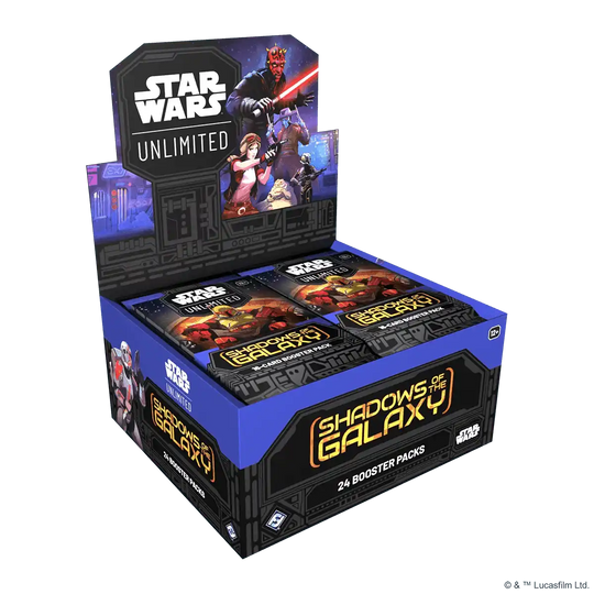 Star Wars Unlimited SHADOWS OF THE GALAXY BOOSTER DISPLAY 24 Stck DE - Smalltinytoystore