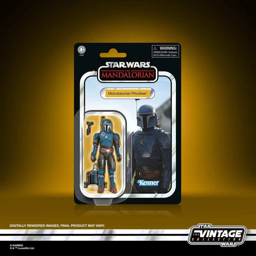 Star Wars Vintage Collection The Mandalorian Moff Gideon's Imperial Light Cruiser Hallway mit Mandalorian Privateer Actionfigur 10 cm - Smalltinytoystore