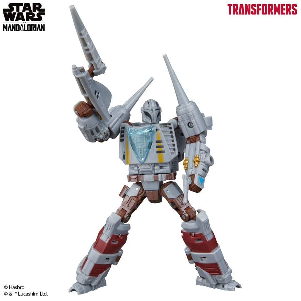 Star Wars x Transformers Actionfigur The Mandalorian / N-1 Starfighter 19 cm - Smalltinytoystore