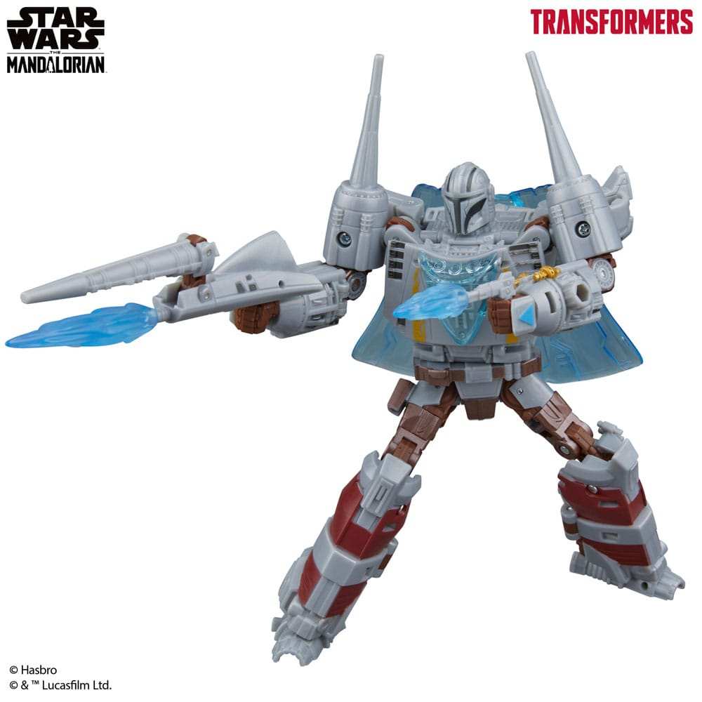 Star Wars x Transformers Actionfigur The Mandalorian / N-1 Starfighter 19 cm - Smalltinytoystore