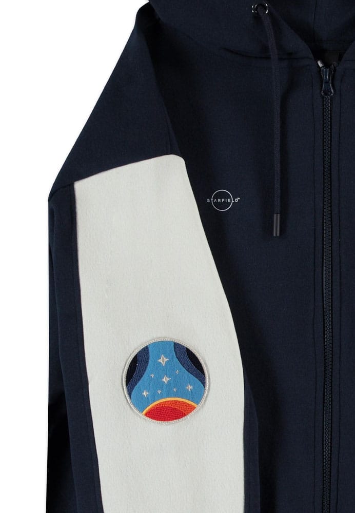 Starfield Kapuzenjacke mit Reißverschluß Monochrome Emblem Größe XXL - Smalltinytoystore