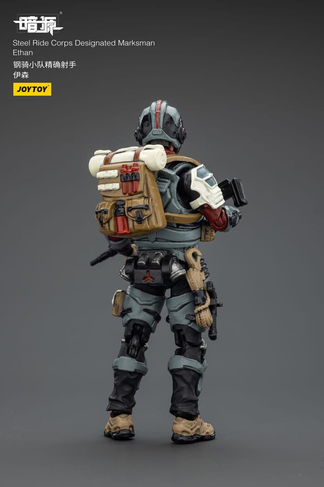 Steel Ride Corps Dark Source Actionfigur Designated Marksman Ethan 7 cm - Smalltinytoystore