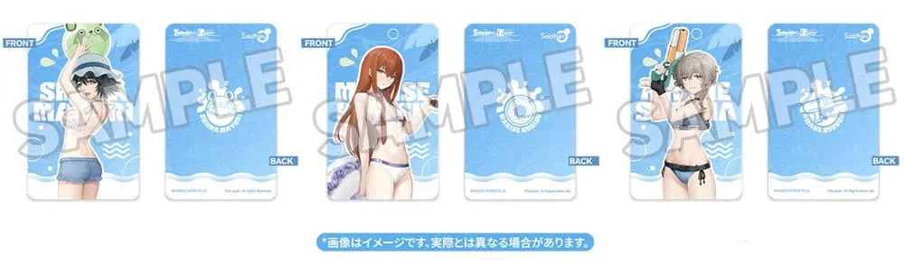 Steins Gate PVC Statuen 3er-Set 1/7 Suzuha Amane, Kurisu Makise, Mayuri Shiina Swimsuit Ver. - Smalltinytoystore